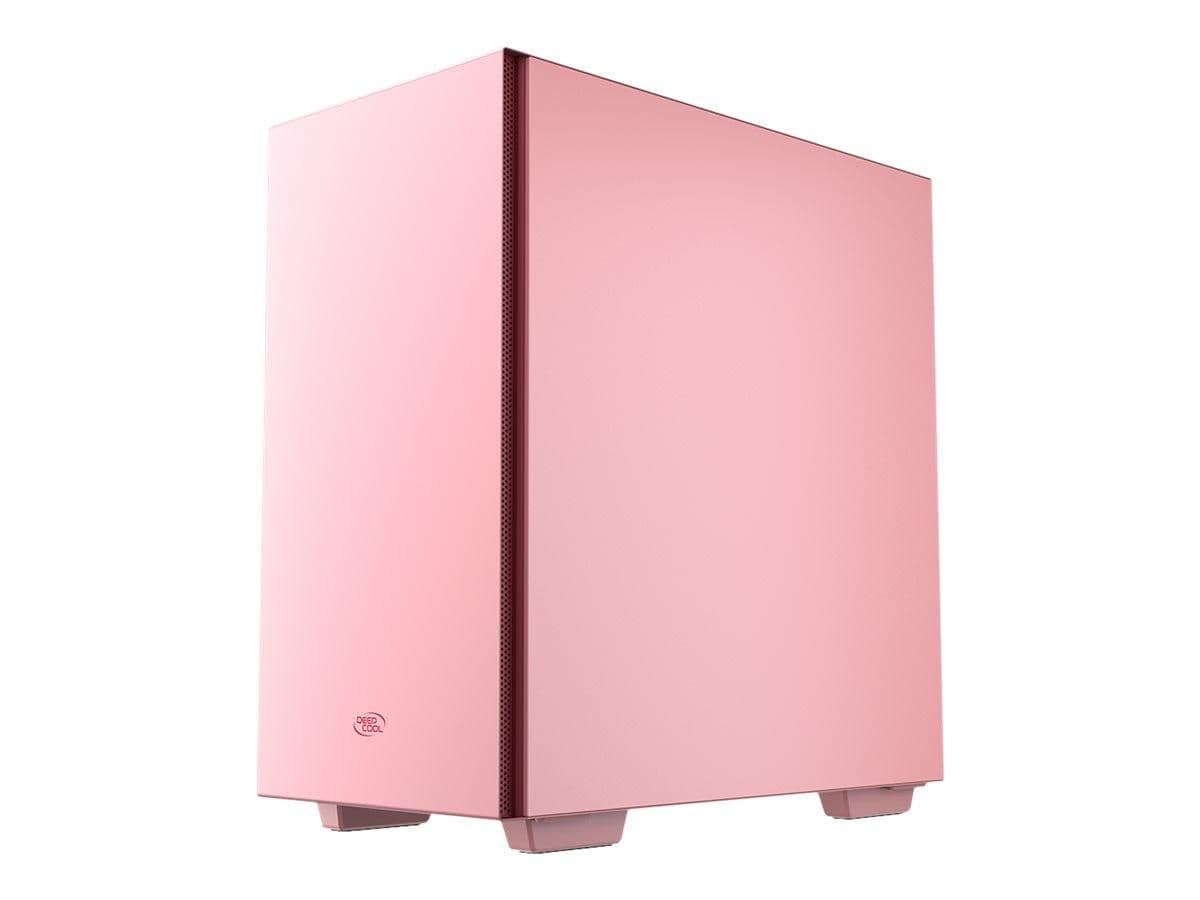 Deepcool MACUBE 110 Micro ATX Mini Tower Pink with Tempered Glass Side Panel and USB 3.2 Gen 1 Type-A Front Panel image