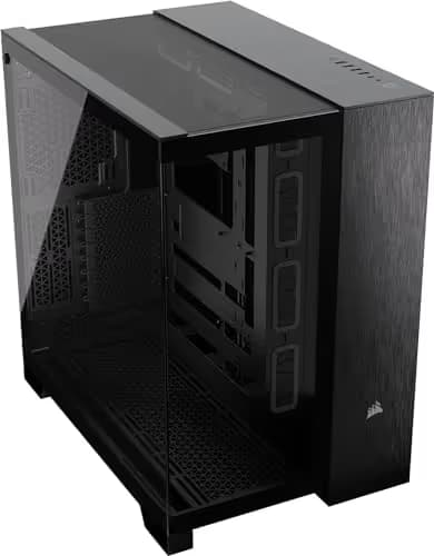 Corsair 6500X ATX Mid Tower Black / Obsidian Aluminum Tempered Glass Side Panel image