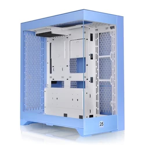Thermaltake CTE E600 ATX Mid Tower Blue Tempered Glass Side Panel, USB 3.2 Gen 2 Type-C USB 3.2 Gen 1 Type-A Front Panel image