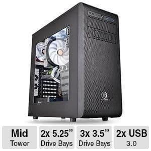 Thermaltake Core V31 ATX Mid Tower Black Acrylic Side Panel image