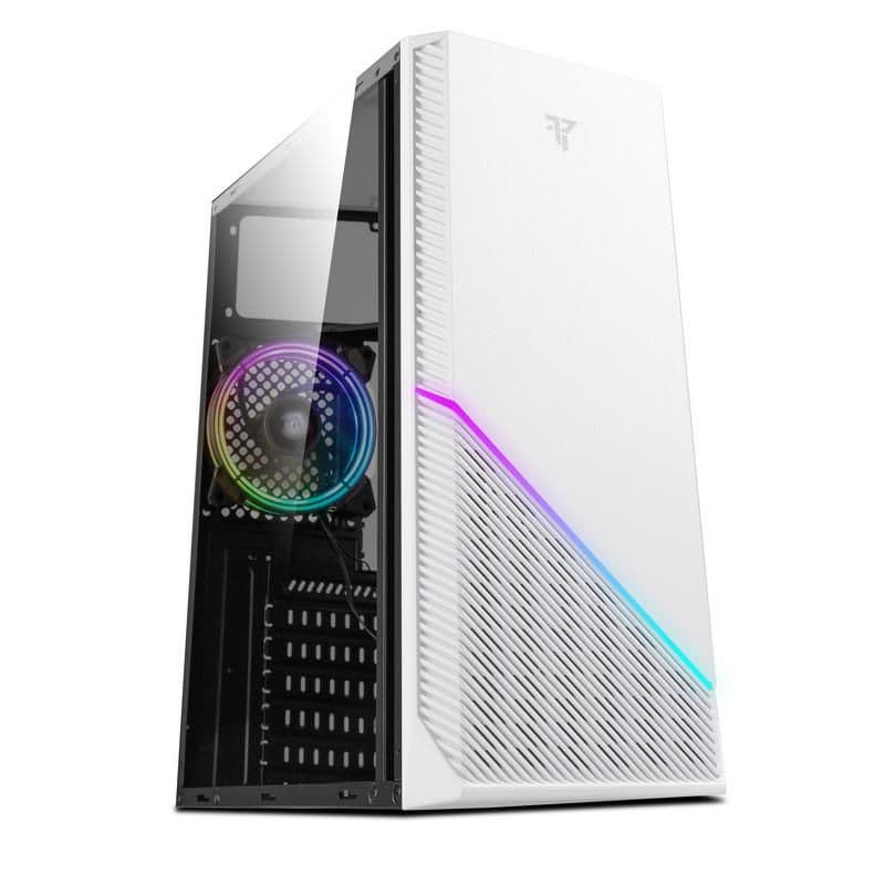 Tempest Spectra RGB ATX Mid Tower White / Black Acrylic Side Panel USB 3.2 Gen 1 Type-A USB 2.0 Type-A main image