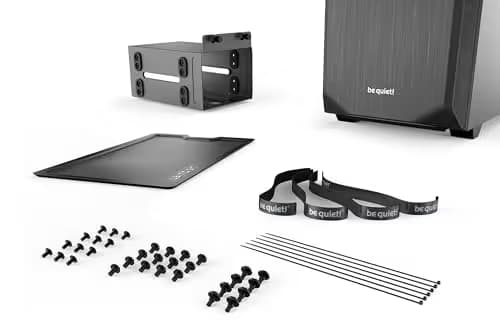be quiet! Pure Base 500 ATX Mid Tower Black with Tempered Glass Side Panel and USB 3.2 Gen 1 Type-A image