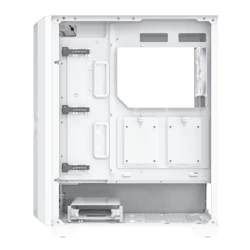 Montech SKY ONE LITE ATX Mid Tower White Tempered Glass Side Panel image
