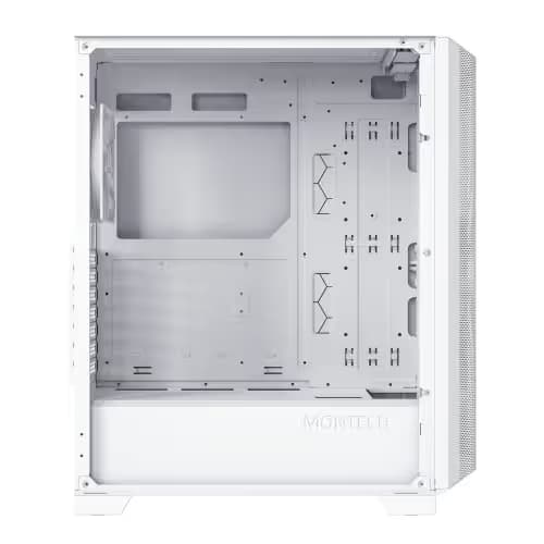 Montech SKY ONE LITE ATX Mid Tower White Tempered Glass Side Panel image