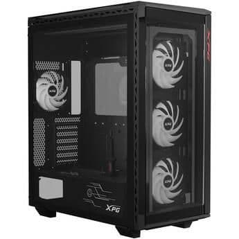 ADATA XPG Battlecruiser II ATX Mid Tower Black Tempered Glass Side Panel image