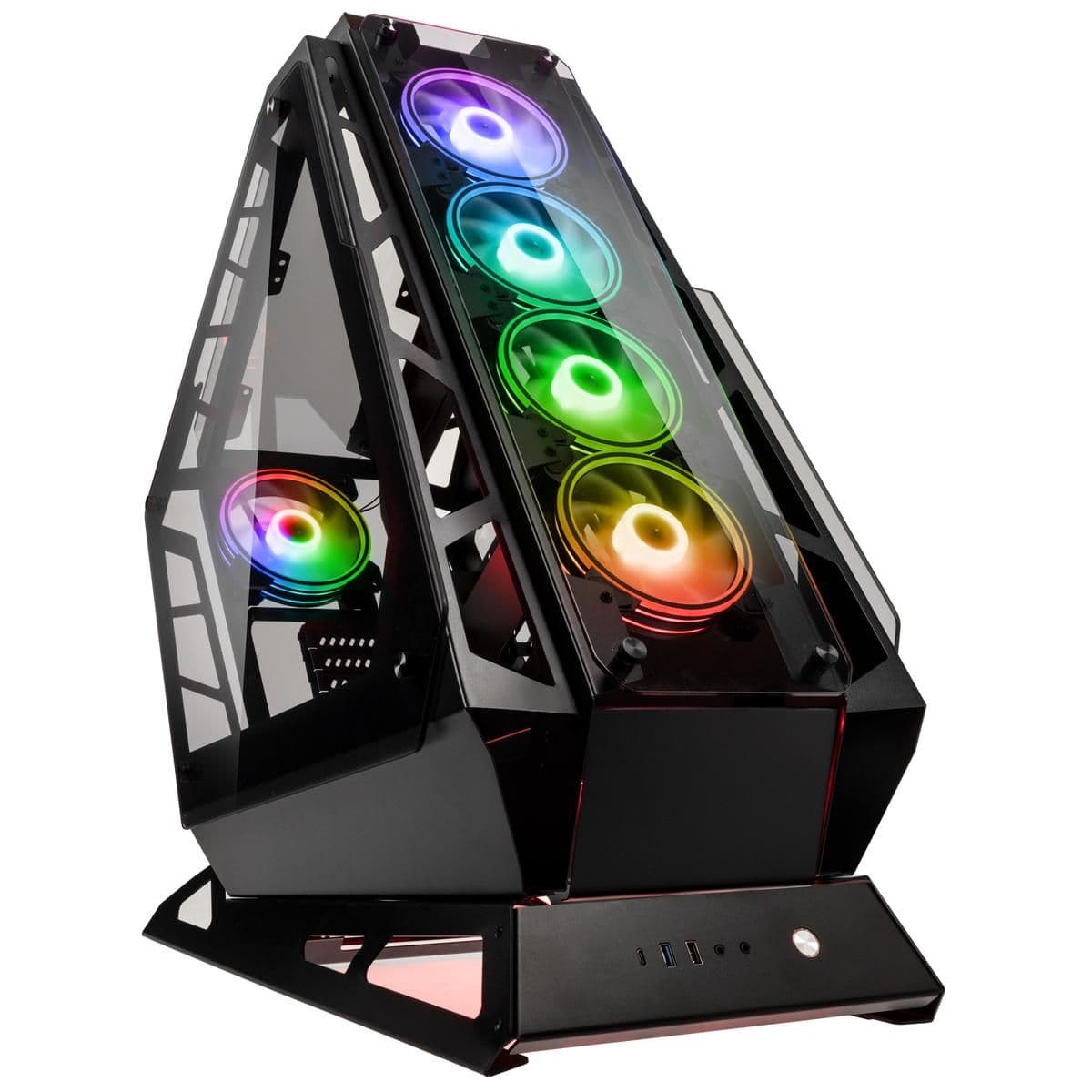 KOLINK Big Chungus UNIT ATX Full Tower Black with Tempered Glass Side Panel and USB 3.2 Gen 2 Type-C, USB 3.2 Gen 1 Type-A, USB 2.0 Type-A Front Panel main image