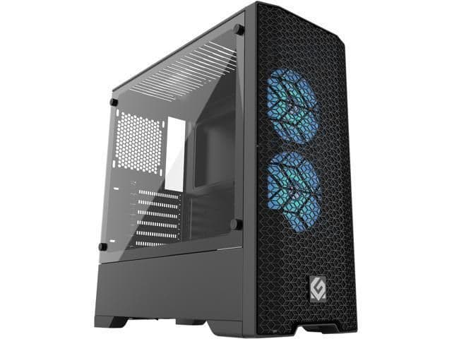 MagniumGear Neo Air ATX Mid Tower with Tempered Glass Side Panel, USB 3.2 Gen 1 Type-A Front Panel, and Dimensions 450 x 200 x 460 mm main image
