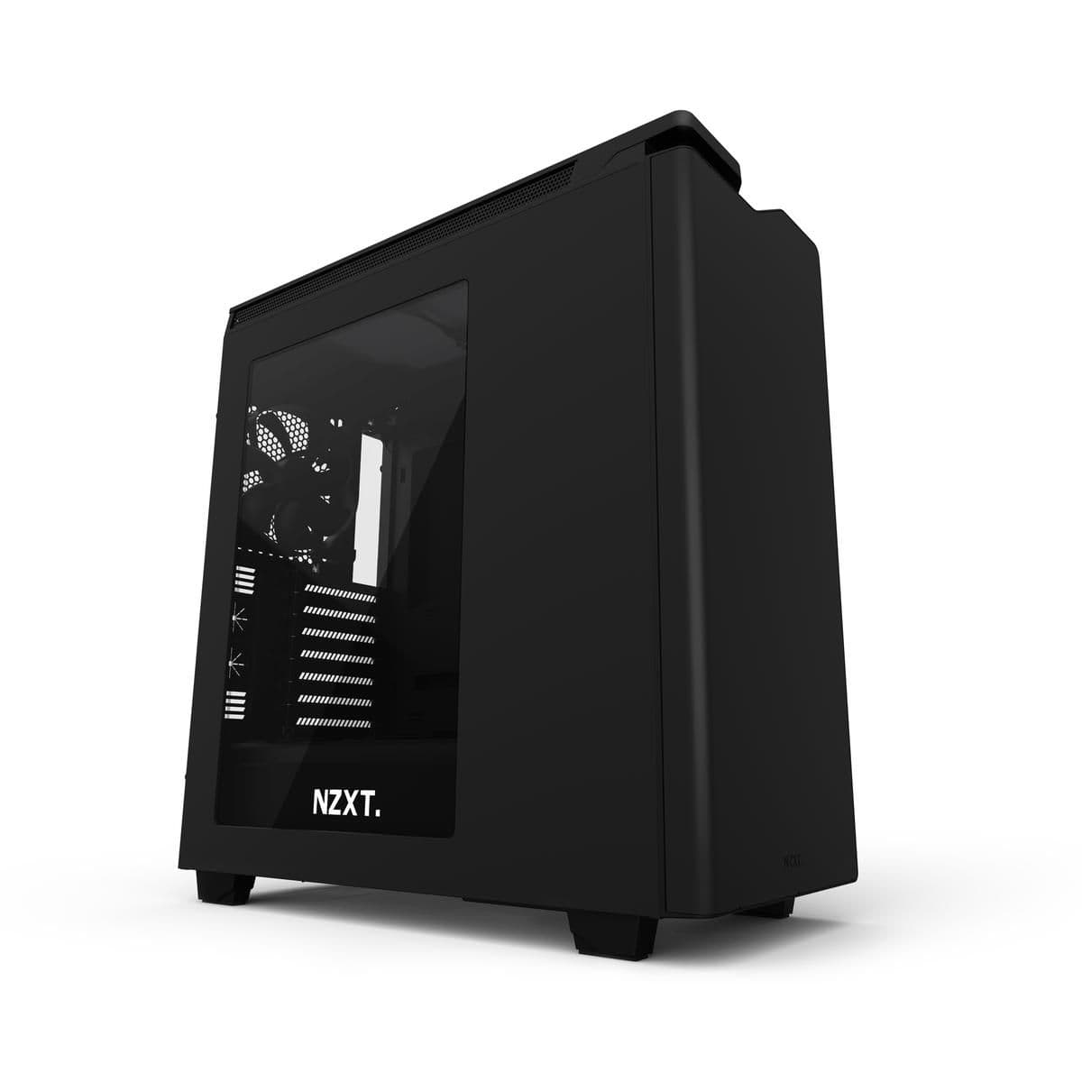 NZXT H440 ATX Mid Tower Black with Acrylic Side Panel, USB 3.2 Gen 1 Type-A, USB 2.0 Type-A main image