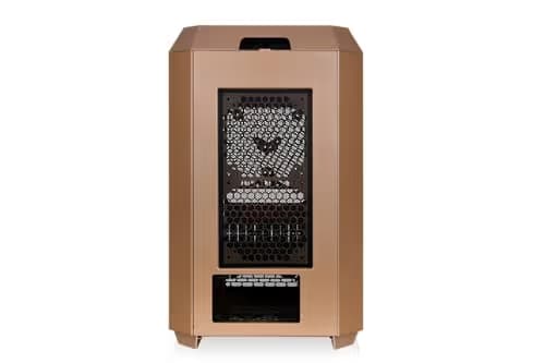 Thermaltake The Tower 300 MicroATX Mini Tower Tempered Glass Side Panel - Gravel Sand image