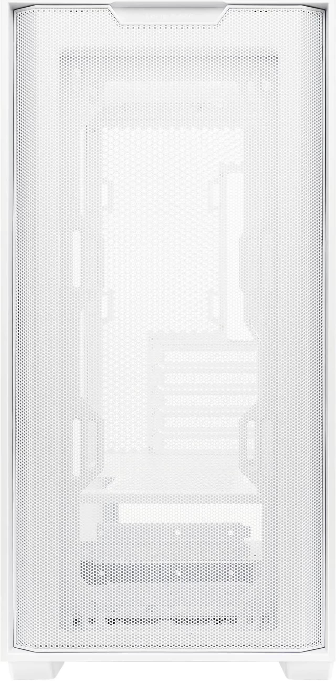 Asus A21 Micro-ATX Mini Tower White Tempered Glass image