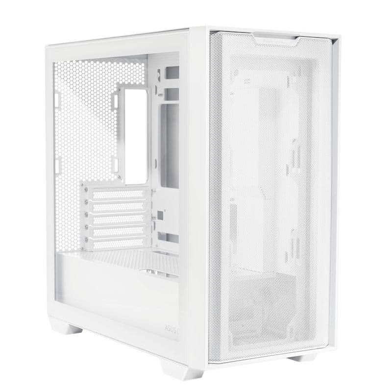Asus A21 Micro-ATX Mini Tower White Tempered Glass main image
