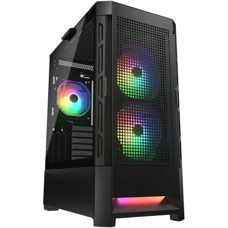 Cougar Airface RGB ATX Mid Tower Black Tempered Glass main image