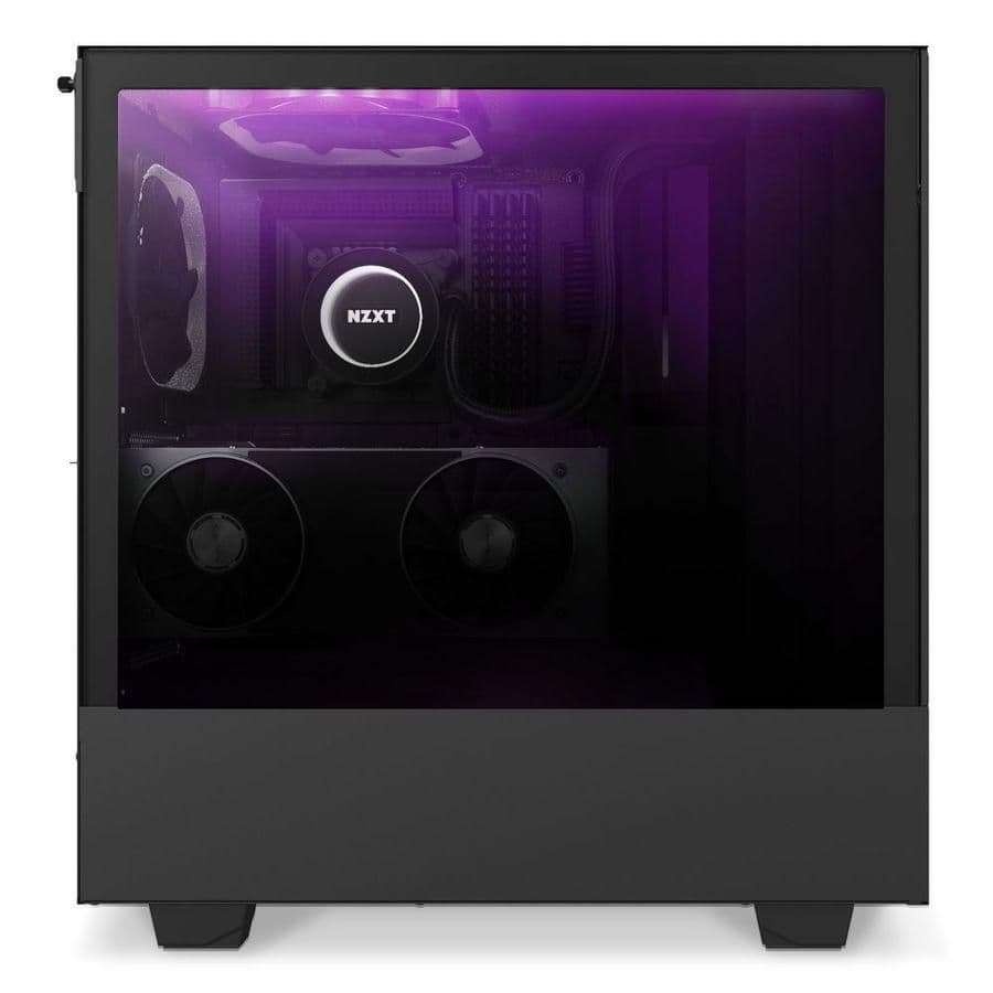 NZXT H510 Elite ATX Mid Tower Black with Tempered Glass Side Panel and Front I/O: USB 3.2 Gen 2 Type-C, USB 3.2 Gen 1 Type-A main image