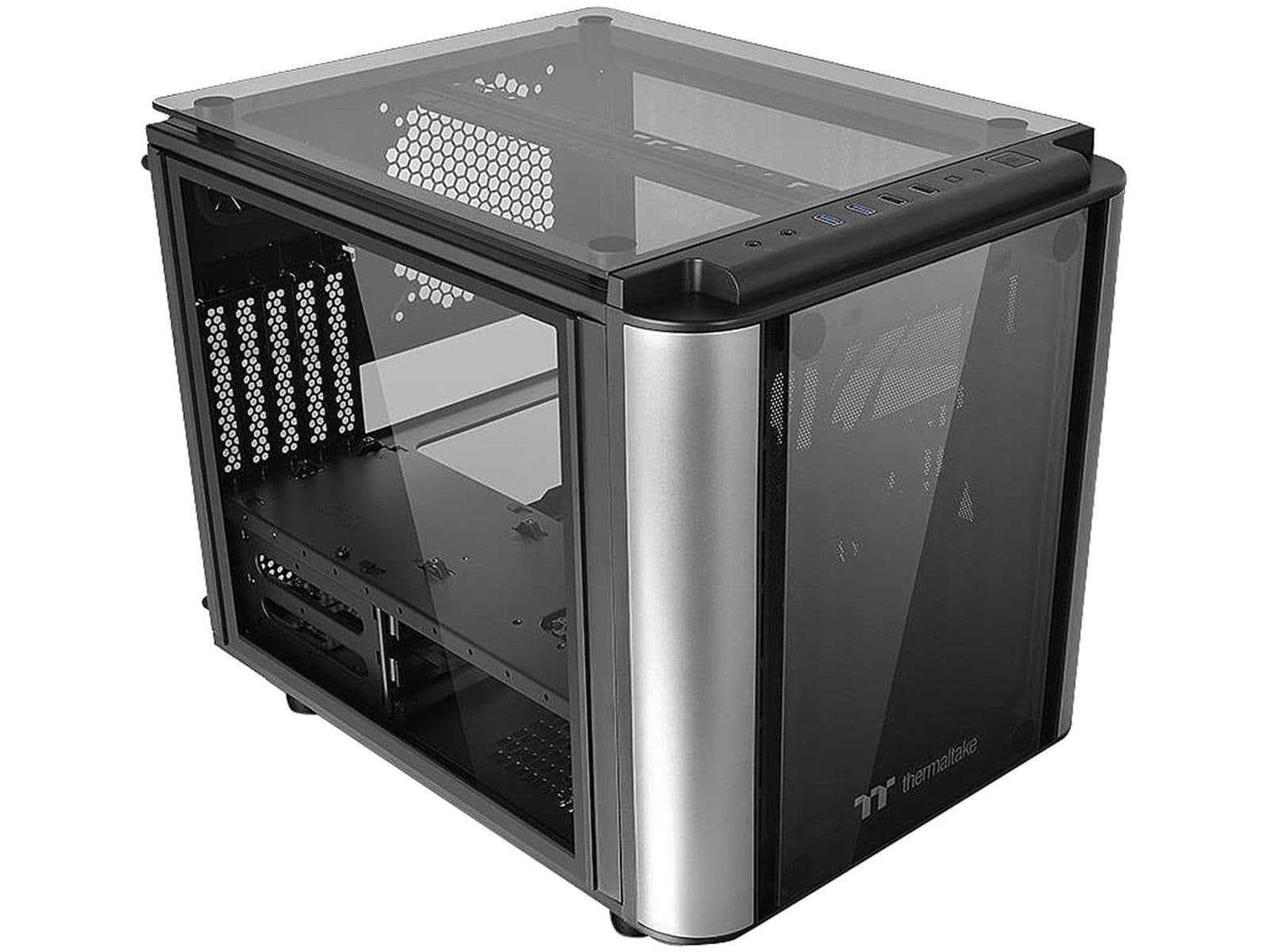 Thermaltake Level 20 VT Micro ATX Desktop Black / Silver Tempered Glass Side Panel, USB 3.2 Gen 1 Type-A, USB 2.0 Type-A main image