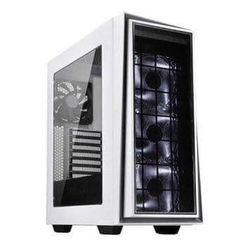 Silverstone RL06 ATX Mid Tower White / Black with Acrylic Side Panel and USB 3.2 Gen 1 Type-A USB 2.0 Type-A image