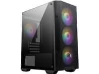 MSI MAG FORGE M100A Micro ATX Mid Tower Black Tempered Glass Side Panel with USB 3.2 Gen 1 Type-A and USB 2.0 Type-A image