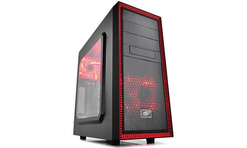 Deepcool TESSERACT BF ATX Mid Tower Black / Red Acrylic Side Panel main image