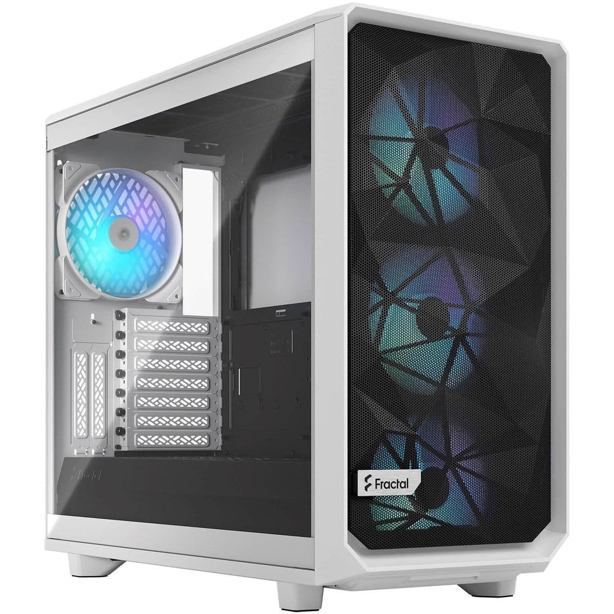 Fractal Design Meshify 2 RGB ATX Mid Tower White / Black Tempered Glass main image