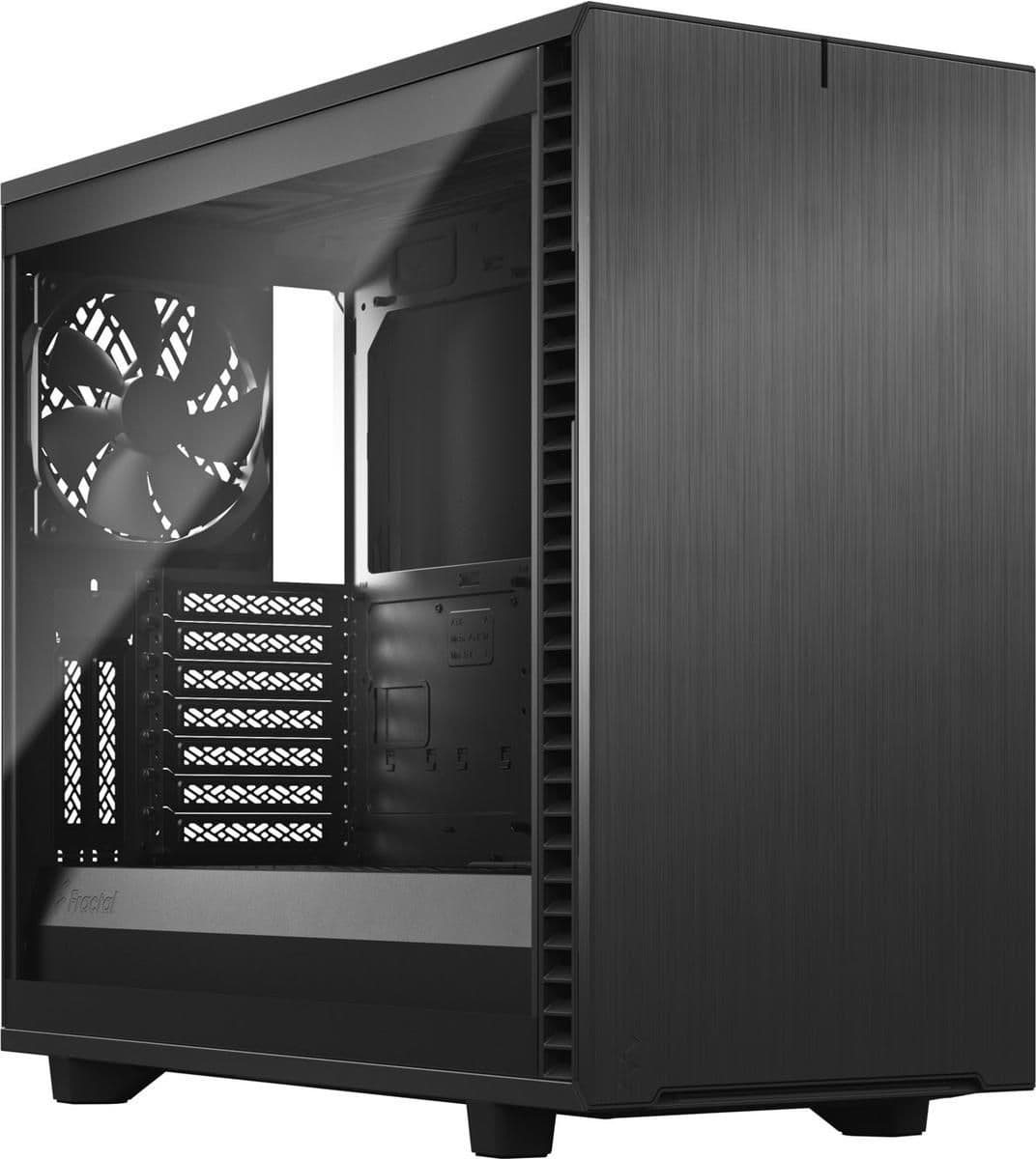 Fractal Design Define 7 Light ATX Mid Tower Gray Tempered Glass image