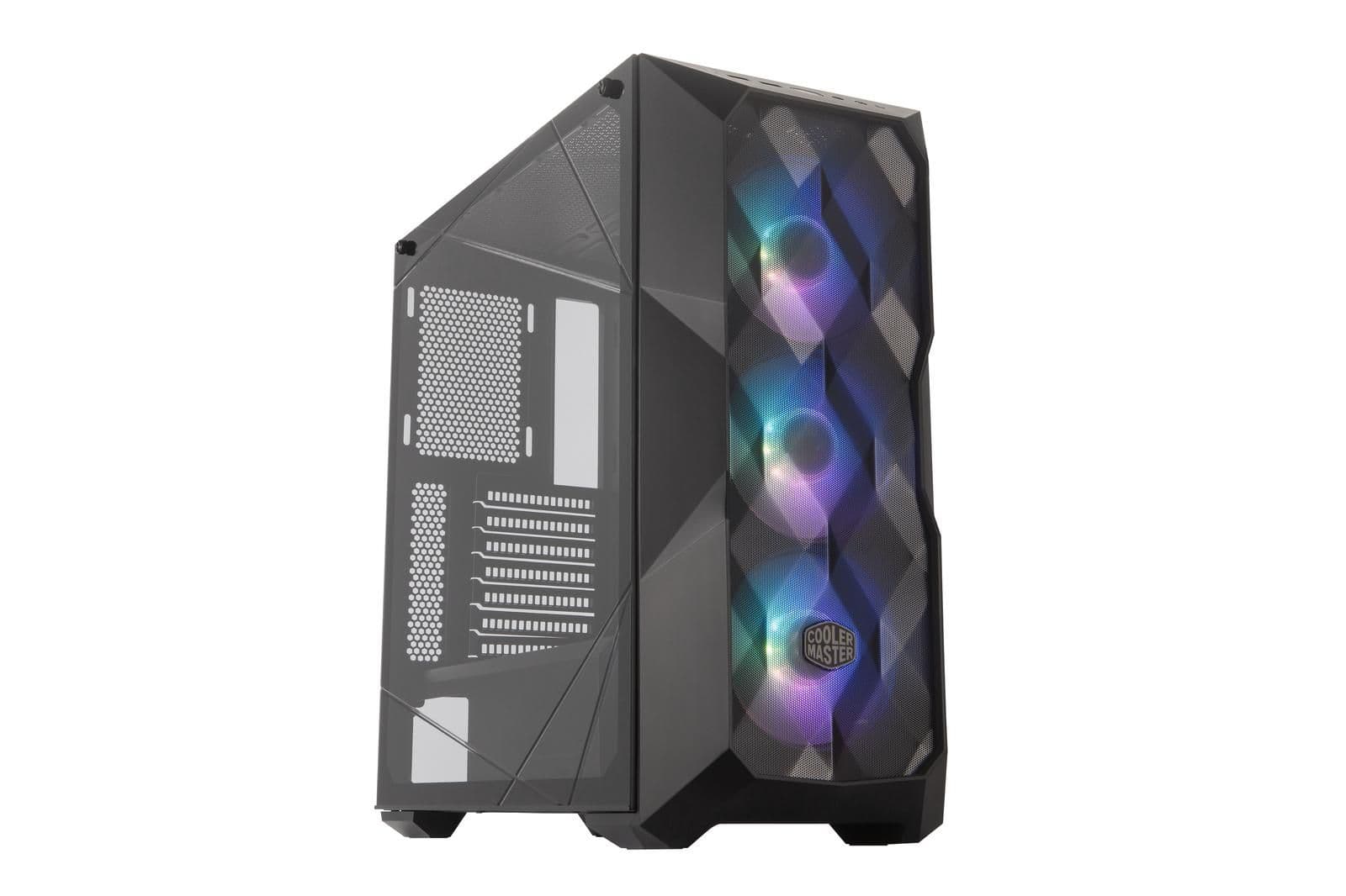 Cooler Master MasterBox TD500 Mesh w/o Controller ATX Mid Tower Black with Tempered Glass Side Panel and USB 3.2 Gen 1 Type-A Front Panel image