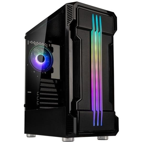 KOLINK Inspire K10 ARGB ATX Mid Tower Black Tempered Glass main image