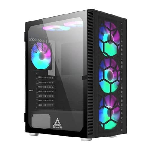 Montech X3 ATX Mid Tower Black Tempered Glass main image