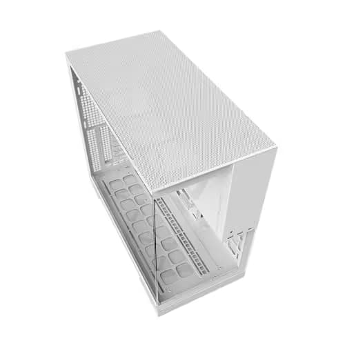 Geometric Future Model 5 ATX Mid Tower White with Tempered Glass Side Panel and USB 3.2 Gen 2x2 Type-C, USB 3.2 Gen 1 Type-A Front Panel image