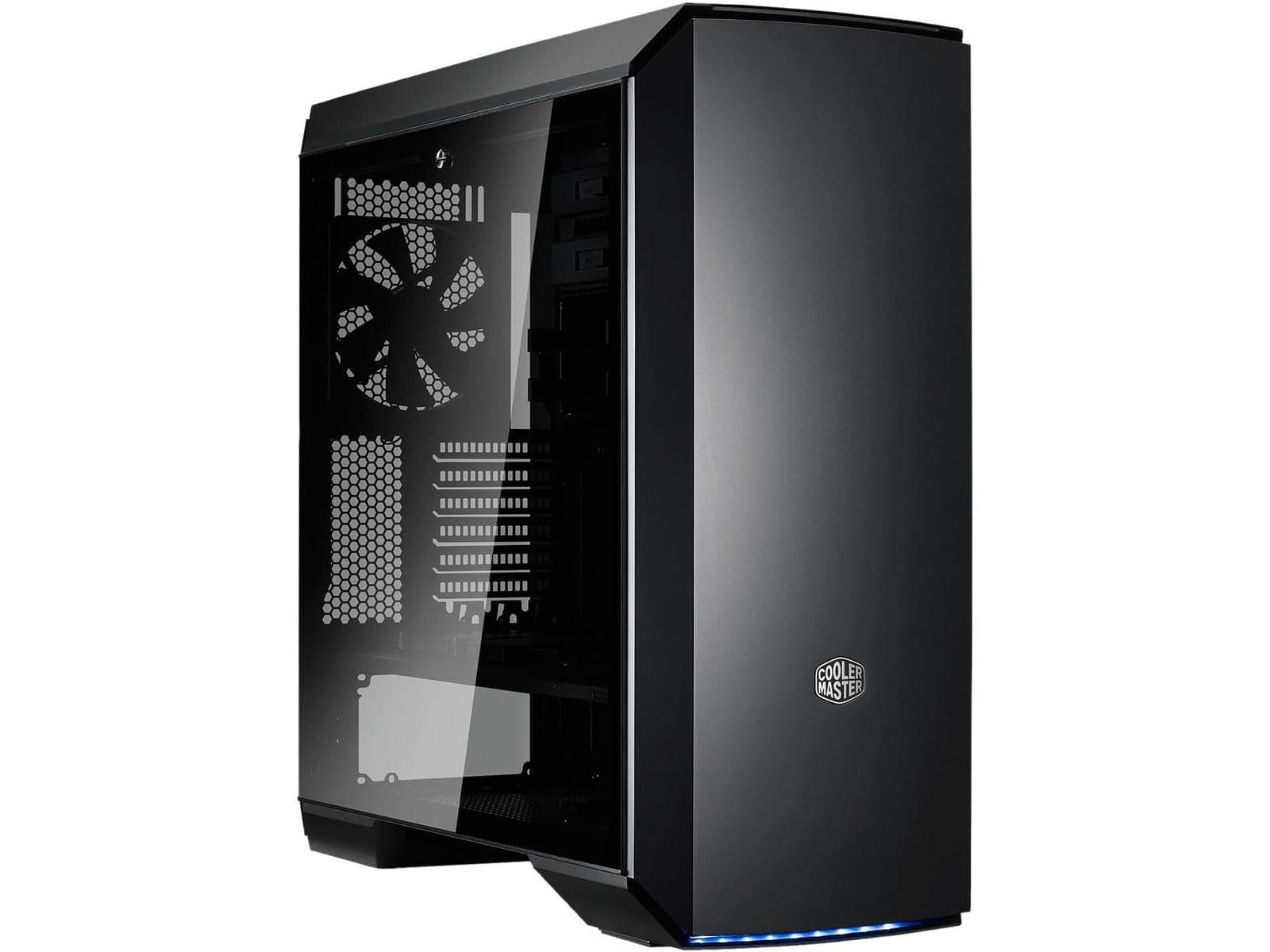 Cooler Master MasterCase MC600P ATX Mid Tower Black with Tempered Glass Side Panel and USB 3.2 Gen 1 Type-A USB 2.0 Type-A main image