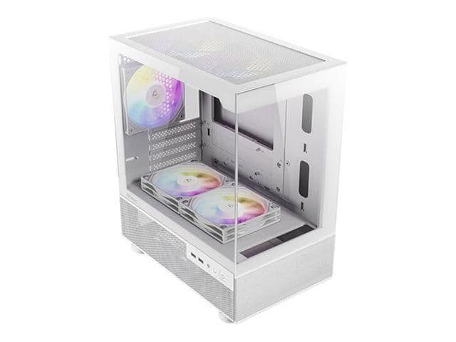 Antec CX200M RGB ELITE ATX Mid Tower White with Tempered Glass Side Panel and USB 3.2 Gen 1 Type-A Front Panel main image