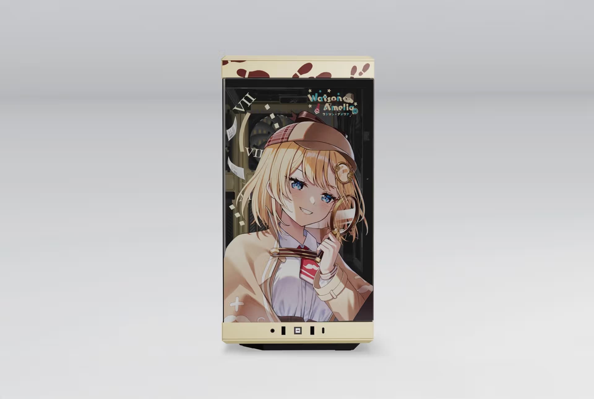 HYTE Watson Amelia Y40 ATX Mid Tower Gold / Black with Tempered Glass Side Panel image