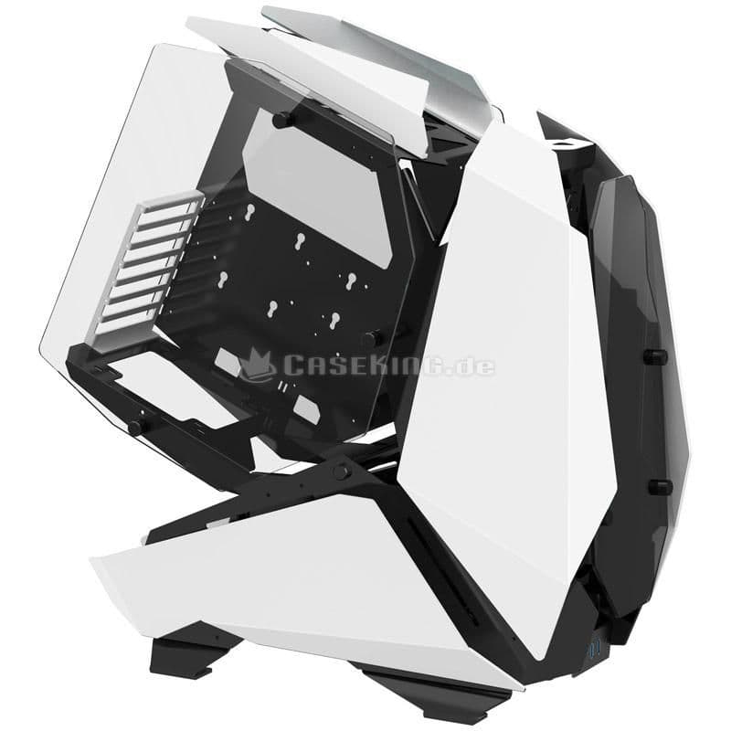 Jonsbo MOD5 ATX Mid Tower White / Black Tempered Glass Side Panel with USB 3.2 Gen 2 Type-C and USB 3.2 Gen 1 Type-A main image