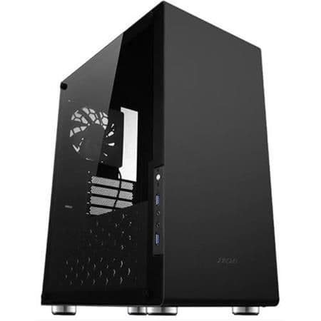 Jonsbo U4 ATX Mid Tower Black Tempered Glass Side Panel, Front USB 3.2 Gen 1 Type-A main image