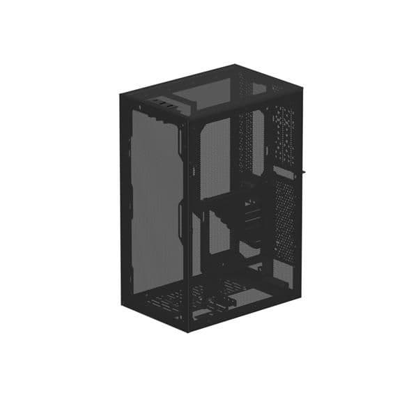 SSUPD Meshroom S w/PCIe 4.0 Riser ATX Mini Tower Black Mesh Side Panel image