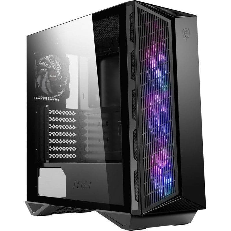 MSI MPG GUNGNIR 110M ATX Mid Tower Black Tempered Glass Side Panel image