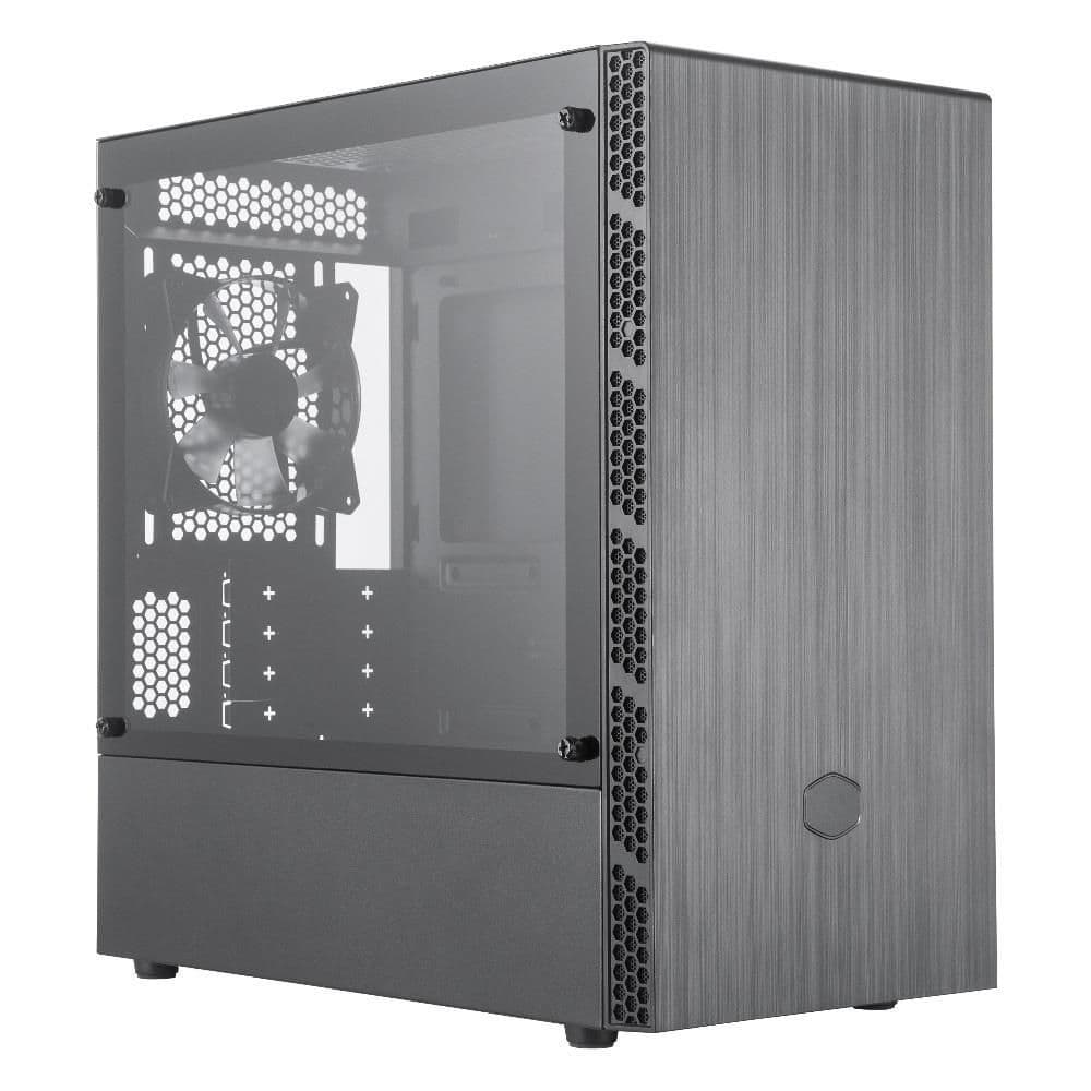 Cooler Master MasterBox MB400L Micro ATX Mini Tower Black with Tempered Glass Side Panel and USB 3.2 Gen 1 Type-A Front Panel main image