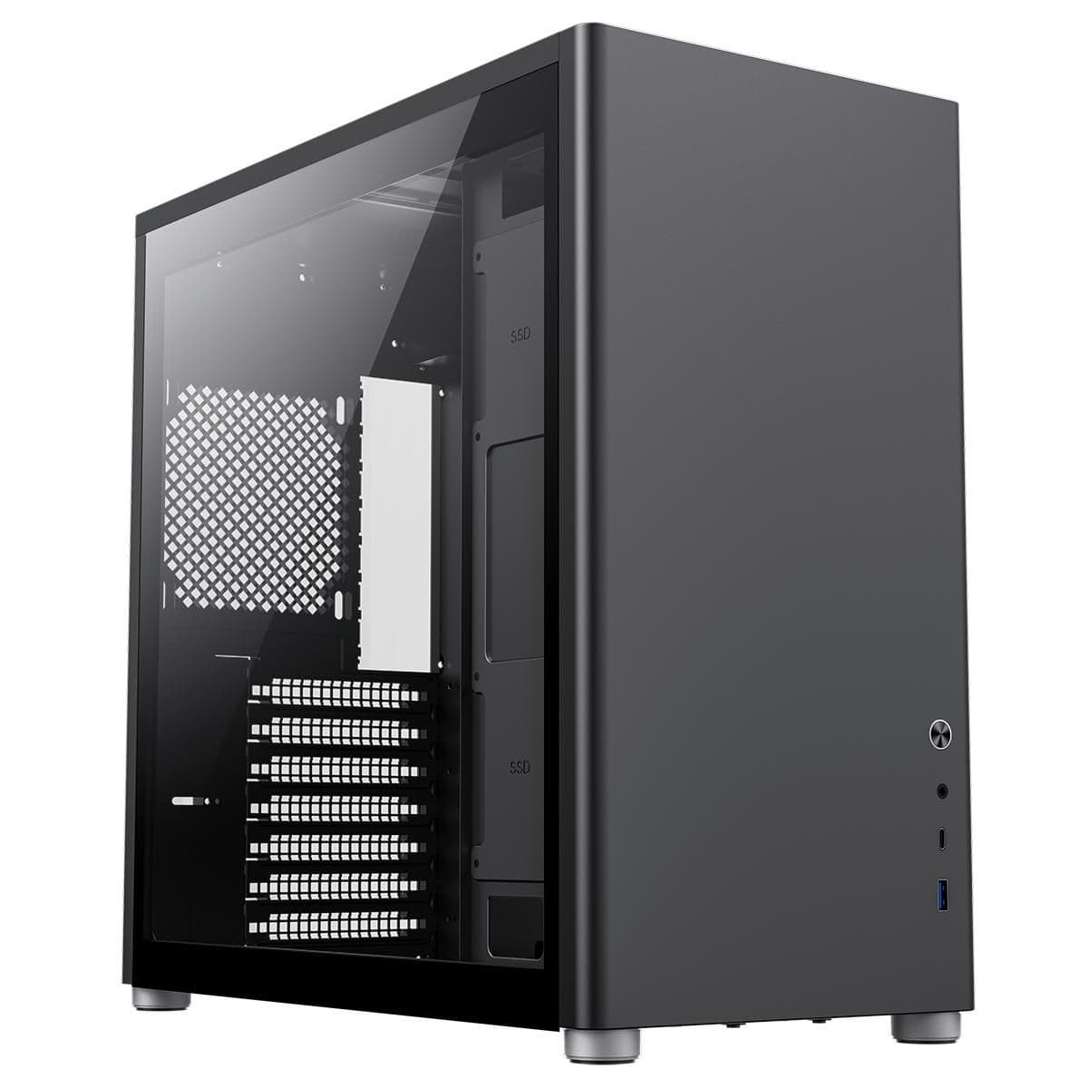 GameMax Spark Pro ATX Mid Tower Black with Tempered Glass Side Panel, USB 3.2 Gen 1 Type-C, USB 3.2 Gen 1 Type-A main image