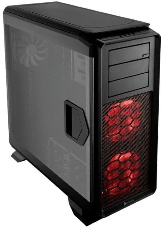 Corsair Graphite Series 760T ATX Full Tower Black / Red Acrylic Side Panel main image