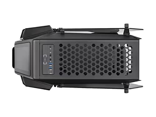 Thermaltake AH T200 Micro ATX Mid Tower Black Tempered Glass Side Panel with USB 3.2 Gen 2 Type-C and USB 3.2 Gen 1 Type-A image