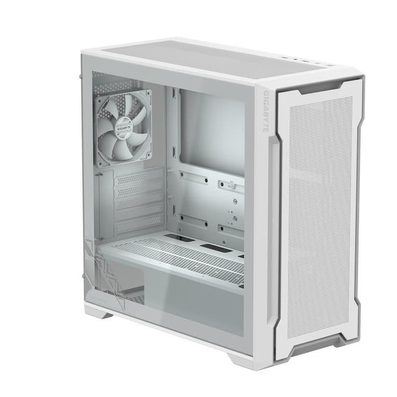 Gigabyte C102 Micro ATX Mid Tower White Tempered Glass image