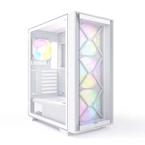 Montech AIR 1000 PREMIUM ATX Mid Tower White with Tempered Glass Side Panel main image
