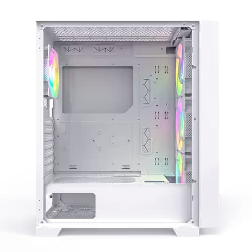 Montech AIR 1000 PREMIUM ATX Mid Tower White with Tempered Glass Side Panel image