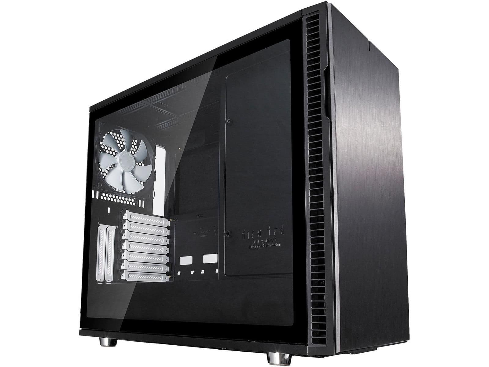 Fractal Design Define R6 USB-C ATX Mid Tower Black / White Tempered Glass image