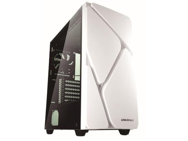 Enermax MarbleShell MS30 ATX Mid Tower White / Black Tempered Glass Side Panel, Front USB 3.2 Gen 1 & USB 2.0 main image