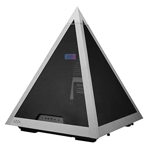 Azza Pyramid ATX Mid Tower Silver / Black Mesh Side Panel main image