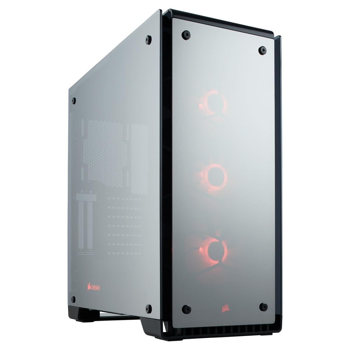 Corsair Crystal 570X RGB ATX Mid Tower Mirror Black Tempered Glass image