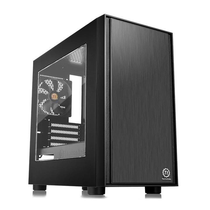 Thermaltake Versa H17 Micro ATX Mini Tower Black with Acrylic Side Panel and USB 3.2 Gen 1 Type-A, USB 2.0 Type-A Front Panel main image