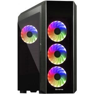 Chieftec SCORPION ATX Mid Tower Black Tempered Glass Side Panel image