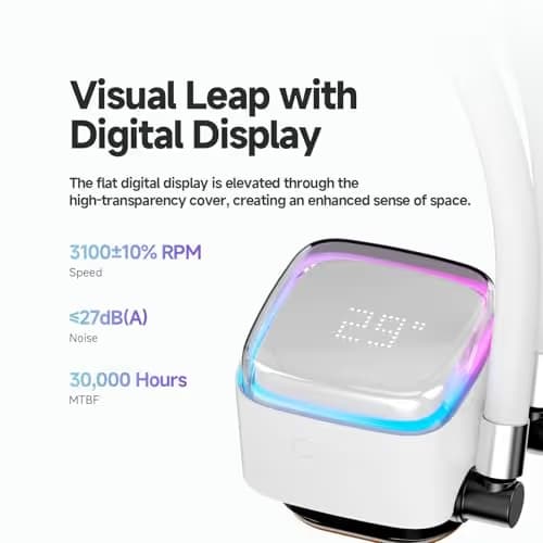 Ocypus Iota Water 360mm 77 CFM White image