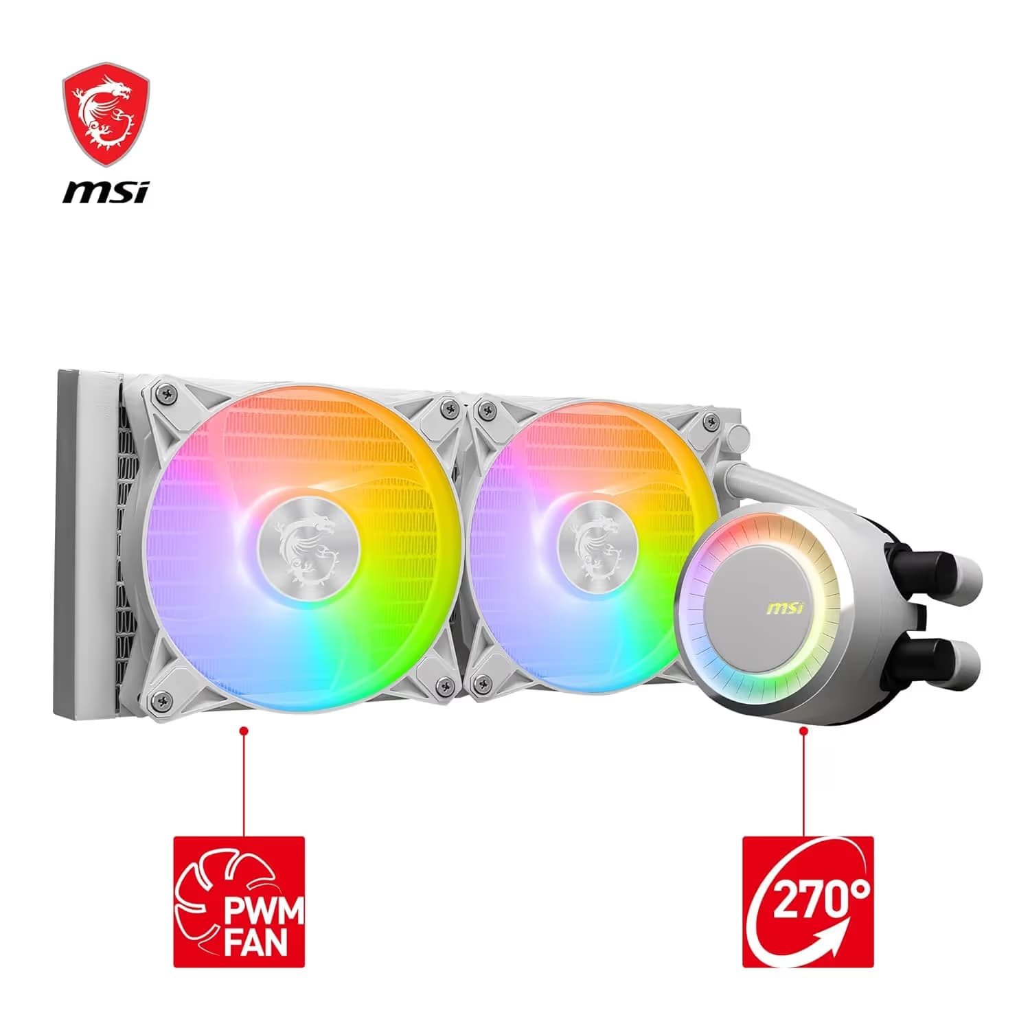 MSI MAG CORELIQUID E240 Water 240mm White image