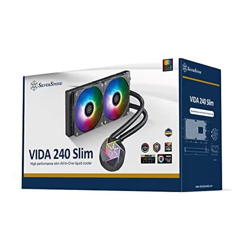 Silverstone VIDA Water 240mm SLIM 66.83 CFM Black image